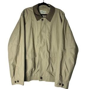 ll bean barn / chore jacket in beige size xxl